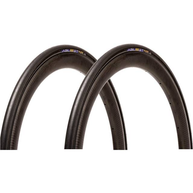 Panaracer Agilest Duro Folding Road Tyre - Black/Black (700 x 25 C) Si