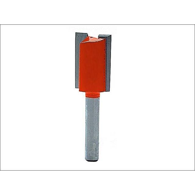 Faithfull Two Flute Straight Router Cutter 19mm 25mm 1/4"