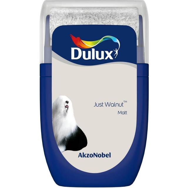 Dulux Just Walnut Matt Emulsion Paint Tester Pot 30ml - Cream