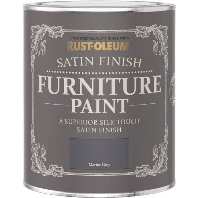 Rust-Oleum Satin Furniture Paint Marine Grey 750Ml