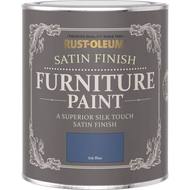 Rust-Oleum Satin Furniture Paint - INK BLUE - 750ml - Blue
