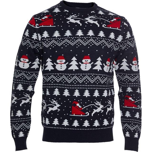 CHRISTMAS SWEATS The Stylish Christmas Sweater |Svart |68-80