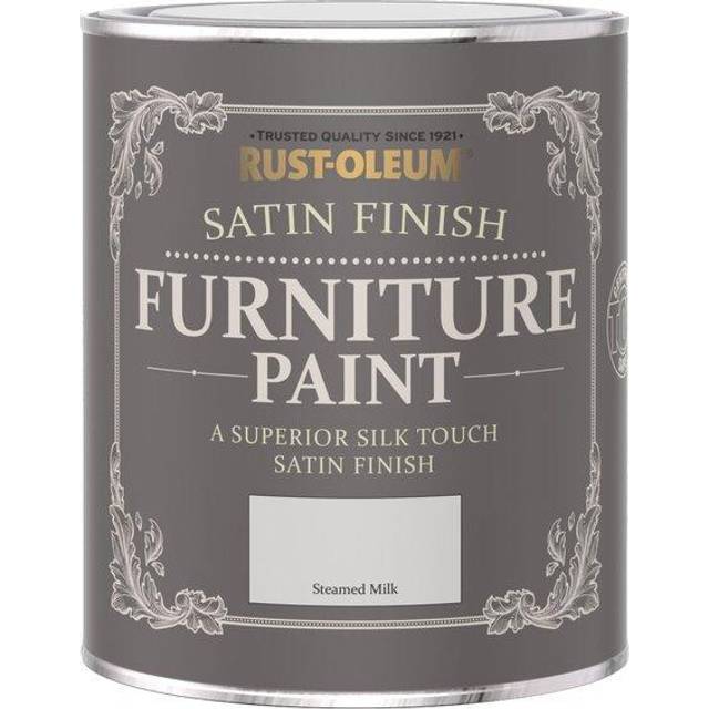 Rust-Oleum Satin Furniture Paint - STEAMED MILK - 750ml - White