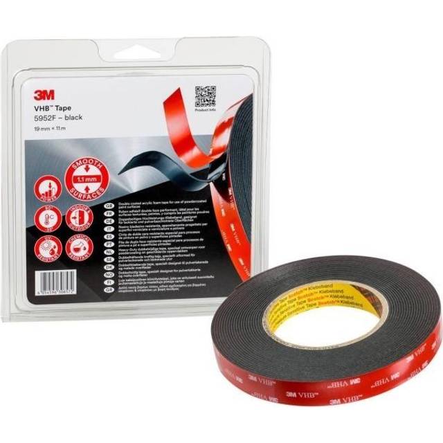 3M VHB Tape 5952, Black, 19 mm x 11 m, 1.1 mm