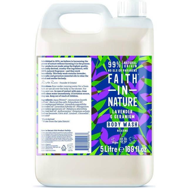 Faith in Nature Lavender &amp; Geranium Relaxing Body Wash Refill - 5