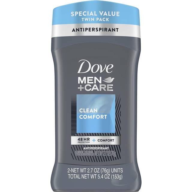 Dove  Men+Care  Antiperspirant Deodorant  Clean Comfort   2 Pack  2.7 oz (76 g) Each