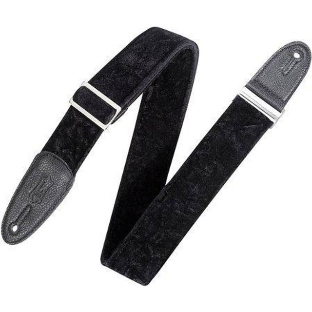 "2"""""""" Wide Fabric Guitar Strap / Black"