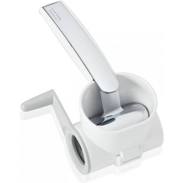Leifheit Parmesan Mill ComfortLine Rotary Cheese Grater Mill - White