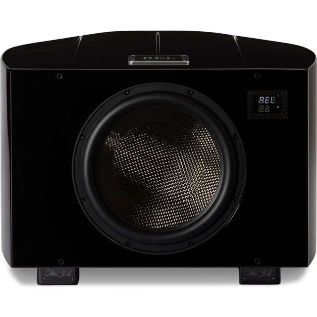 REL Acoustic No.32 Subwoofer Svart Pianolack