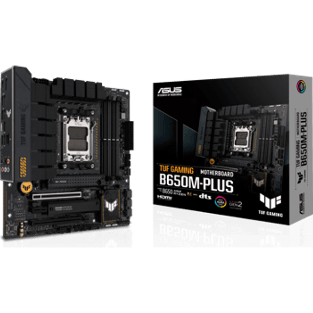 ASUS Moderkort TUF Gaming B650M-PLUS (AMD, AM5, DDR5, mATX)