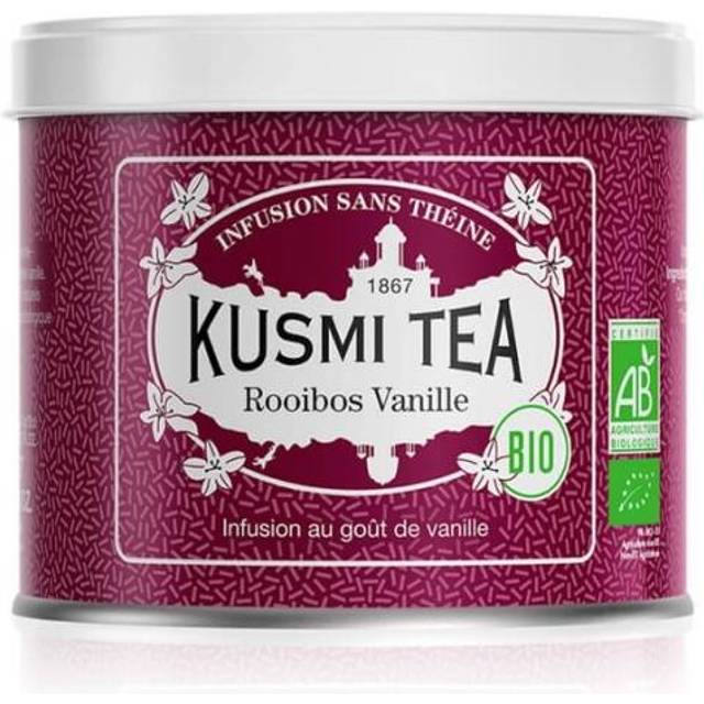Kusmi Rooibos Vanilj Ekologisk - Plåtburk 100 gram