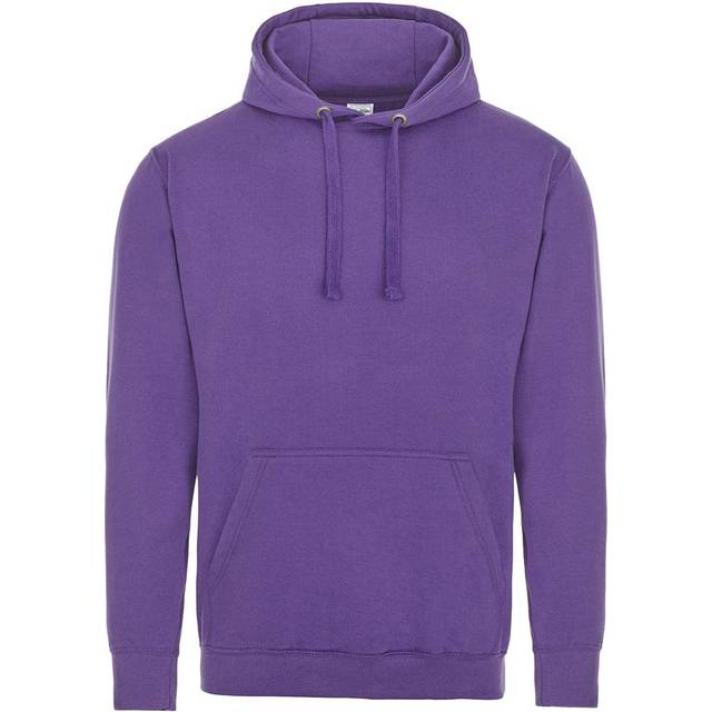 (2XL, Red Hot Chilli) Awdis Unisex College Hooded Sweatshirt / Hoodie