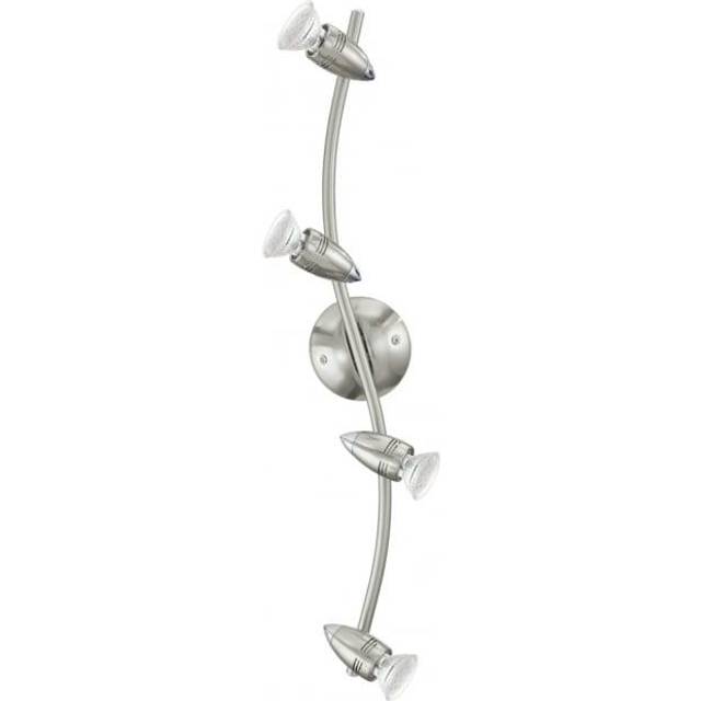 Eglo Magnum LED Four Spotlight in Nickel and Chrome