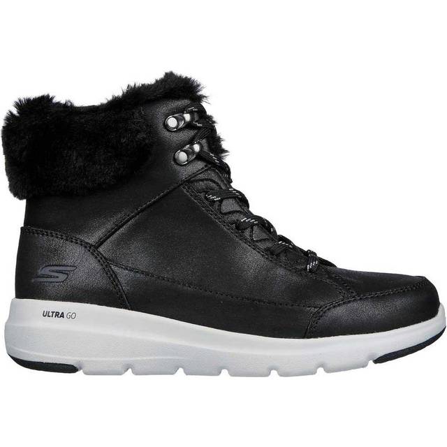 Skechers GLACIAL ULTRA - COZYLY dam Sneaker, Svart, 38 EU