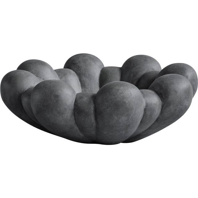 101 Copenhagen - Bloom Tray Big Dark Grey - Serveringsbrickor - Kristian Sofus Hansen,Tommy Hyldahl - Naturmaterial
