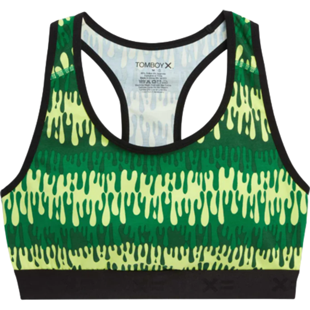 Racerback Soft Bra - Rainbow Pride Stripes - LG / Rainbow Pride Stripes