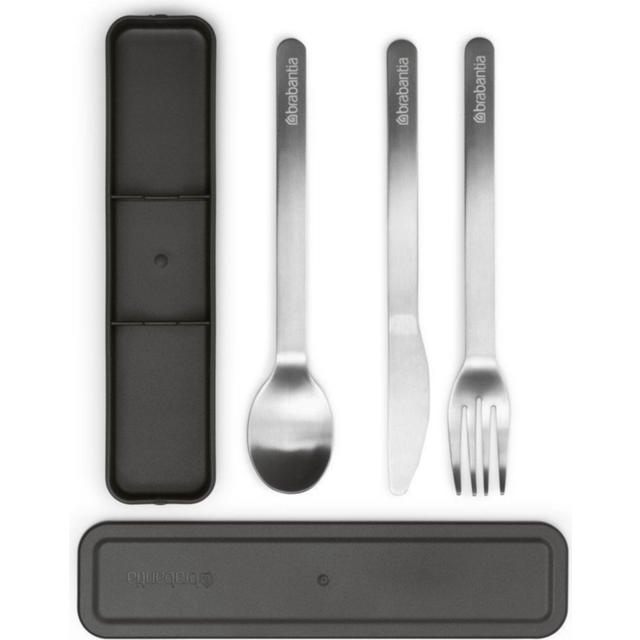 Brabantia Make & Take cutlery 3 pieces Dark grey