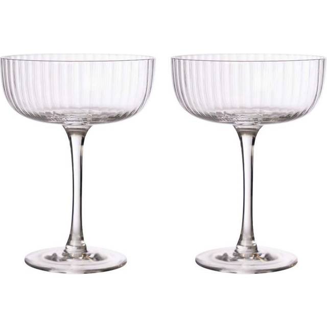Ernst - Med Fot Räfflade 20 Cl 2-pack - Klar