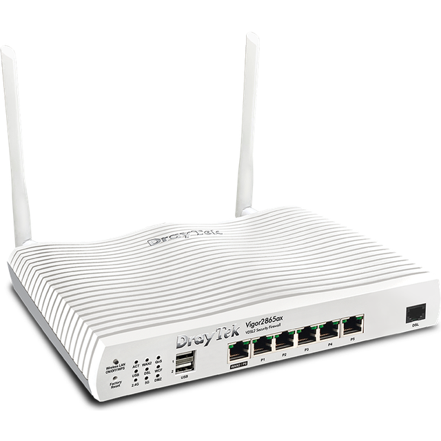 DrayTek Vigor 2865ax 950MBPs Dual Band 5 Port Router