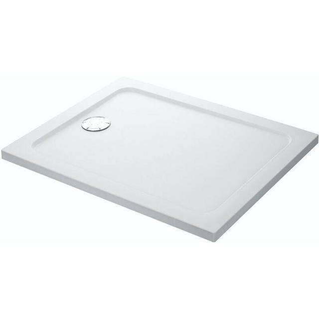 Mira Flight Low Rectangular Shower Tray; Flat Top; 1400X900Mm; White, White