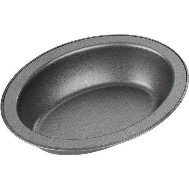 Chef Aid Oval Pie Dish, Black - Dish Baking Tray -  oval pie dish chef aid baking tray