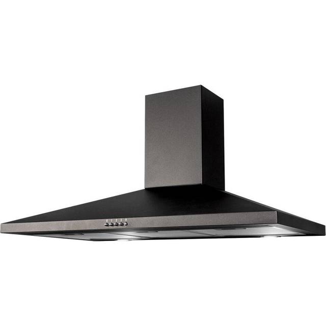 SIA CHL90BL 90cm Black Pyramid Chimney Cooker Hood Kitchen Extractor Fan