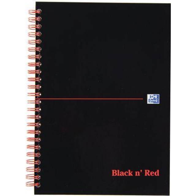 Black n Red Book Wirebound 90gsm Ruled Indexed A-Z 140pp - 100080194