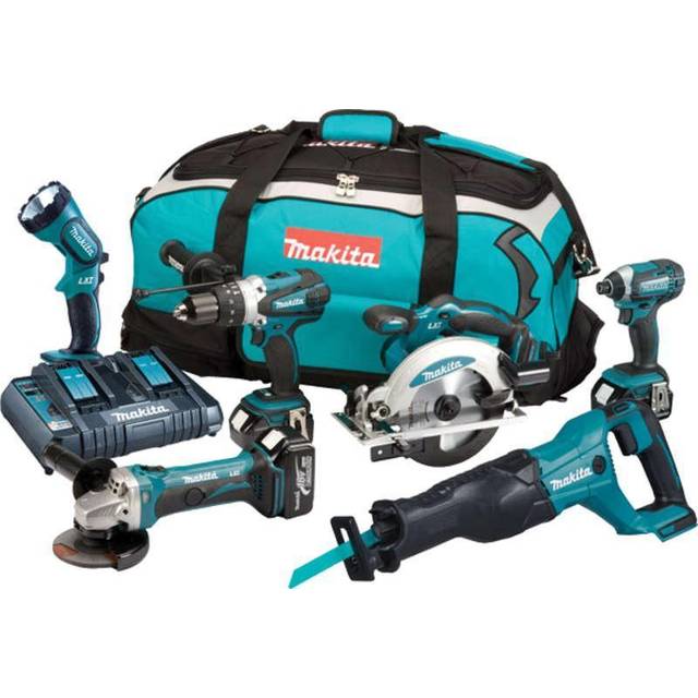 Makita DLX6072PT 18v 6 Piece LXT Multi Tool Kit Lithium Ion Li-Ion - 3 x 5.0AH