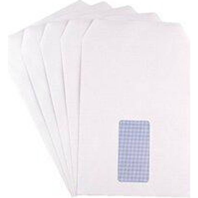 Q-CONNECT Q CONN ENV S/S C5 WDW 90G WHITE PK500