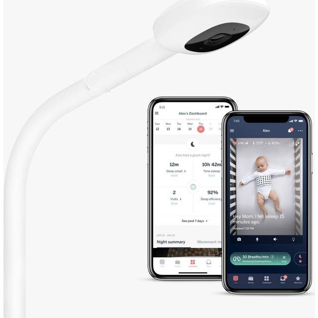 Nanit Babymonitor m. Kamera - Pro m. Golvstativ - Nanit - One Size - Babyvakt