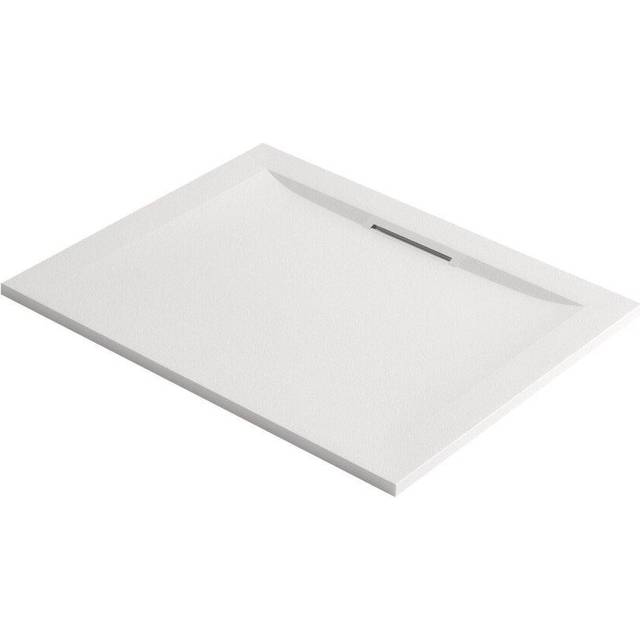 Mira Flight Level Rectangle Anti-slip Shower Tray 1200 x 800mm in White Acrylic