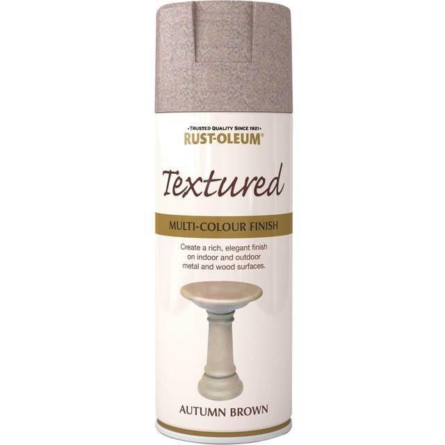Rust-Oleum AE0080001E8 Textured Multi Colour Finish Autumn Brown Spray Paint 400ml
