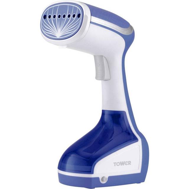 Tower Ceraglide T22014BLU Portable Garment Steamer 1000W - Blue and White