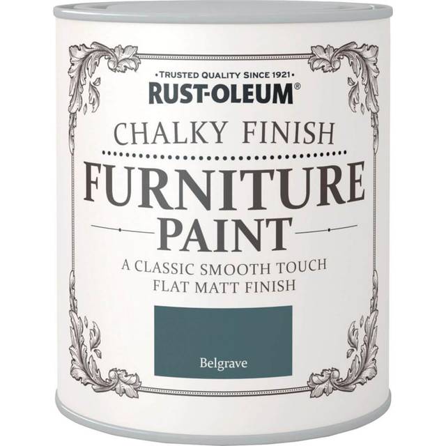 Rust-Oleum Chalky Furniture Paint - BELGRAVE - 750ml - Blue