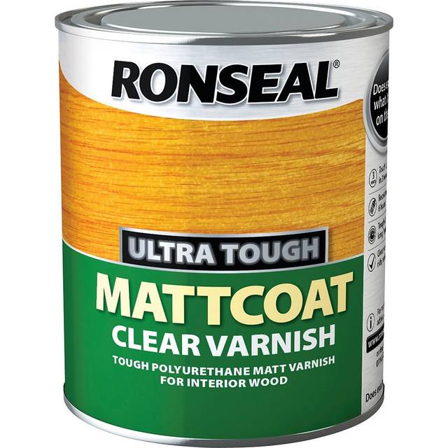 Ronseal Ultra Tough Internal Clear Mattcoat Varnish 750ml