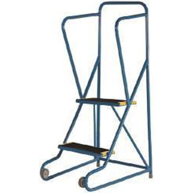 GPC Industries Fort Tilt & Pull Steps with Anti-slip Treads 2 Step - grey | yellow
