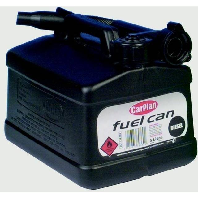 CarPlan Tetracan Diesel Fuel Can Black 5L