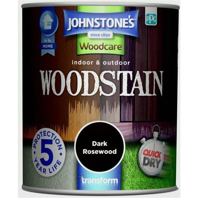 Johnstone's Dark Rosewood Woodstain 750ml - Johnstone's Paint - Brown