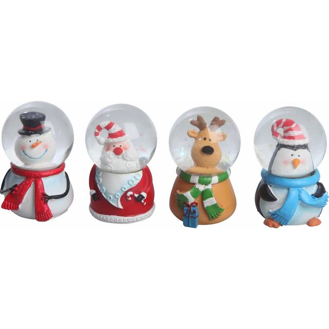 Det Gamle Apotek Rystekugler m/julefigure Julepynt