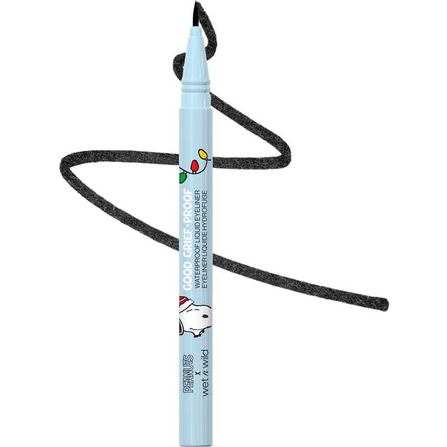 Wet n Wild Peanut Collection Good Grief-Proof Waterproof Liquid Eyeliner Ultra Black  0.02 pounds