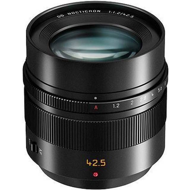 Panasonic LUMIX G Leica DG Nocticron 42.5mm f/1.2 ASPH Power OIS Camera Lens in Black