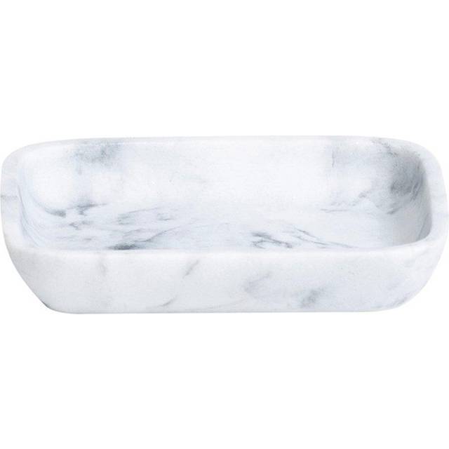 Showerdrape Octavia Soap Dish - White, White