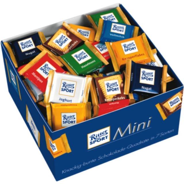 Ritter Sport Variety Mini's Share Box [Packaging may vary]