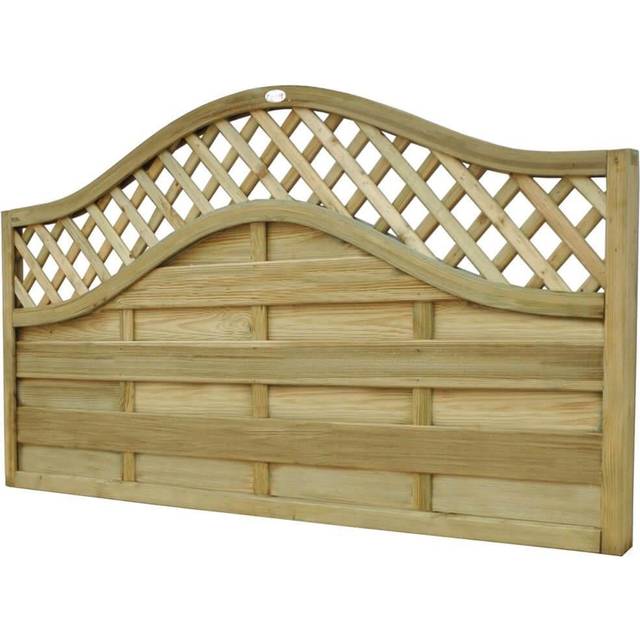 Forest Garden 3ft High Forest Europa Prague Fence Panels - Pressure Treated - Panels