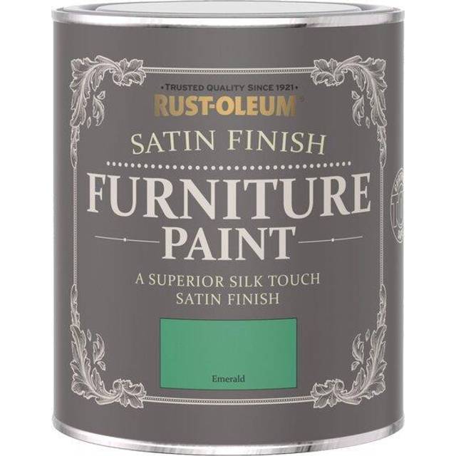 Rust-Oleum Satin Finish Furniture Paint In Emerald &Ndash; 750 Ml Tin