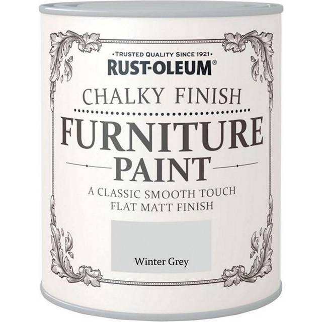 Rust-Oleum Winter Grey Matt Furniture Paint - Light Grey