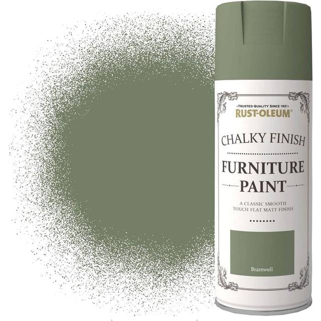 Rust-Oleum 400ml Bramwell Spray Paint Matt Chalk Furniture Spray Paint