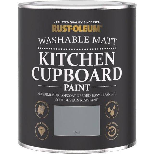 Rust-Oleum Kitchen Cupboard Paint In Slate &Ndash; 750 Ml Tin - Late