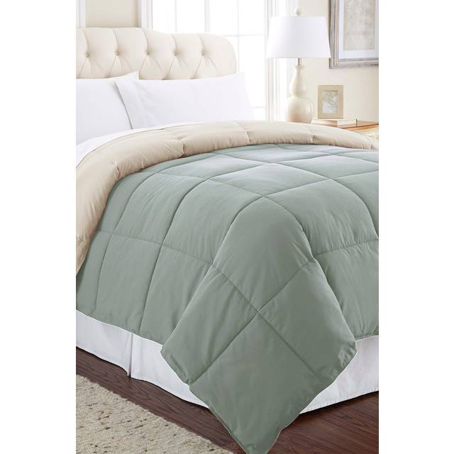 Modern Threads Down Alternative Microfiber Quilted Reversible Comforter  Duvet Insert  Soft  Comfortable Alternative To Goose