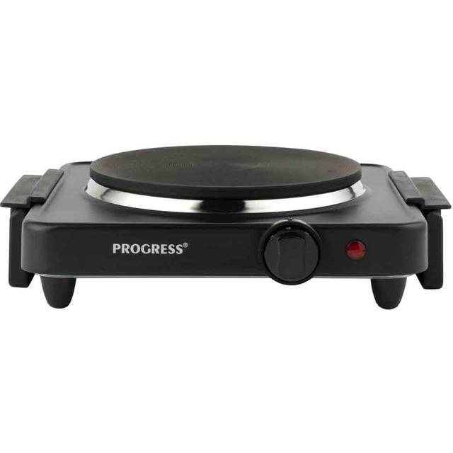 Double Electric Kitchen Hot Plate - White - One Size